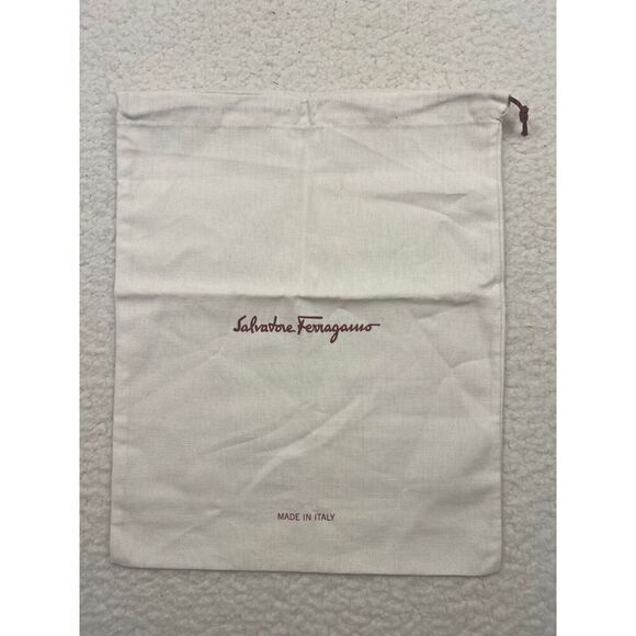 Authentic Salvatore Ferragamo 12" x 15" Dust Bag Storage Travel Duster Italy New - Picture 1 of 6